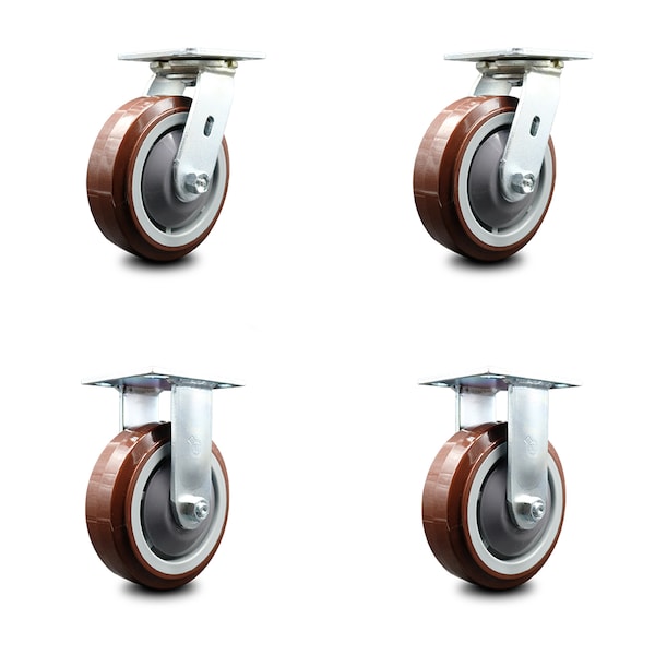Service Caster Chemtainer CST60URR CST60RBS Caster Replacement Set CHE-SCC-30CS620-PPUR-TGP-2-R620-2 - main